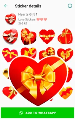 Love Stickers for WhatsApp android App screenshot 4